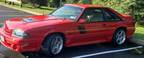 Race Louver Mustang 83-93 RT trim center car hood extractor is designed for street, high performance driving and track duty.