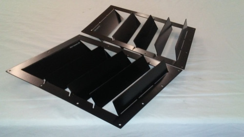 Race Louvers Camaro 1982-1992 RX trim straight angular pair racing heat extractor is designed for high performance driving, auto cross and track duty.