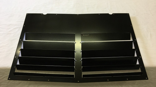 Race Louver '92-00 Subaru WRX Scoop Delete RT trim straight angular pair car hood extractor is designed for street, high performance driving and track duty.