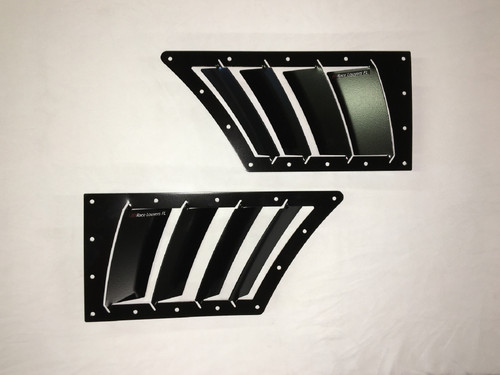 Race Louvers Fender Louvers designed to increase engine and brake cooling while increasing front downforce