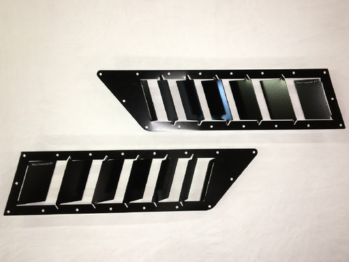 Race Louver RT Track Trim car hood extractor is designed for street, high performance driving and track duty.