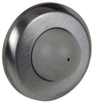 Rockwood 406 Convex Cast  Wall Bumpers Dull Chrome Finish Rockwood 406 Convex Cast  Wall Bumpers Dull Chrome Finish