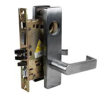 L9480R-18A-606 Schlage L Series Storeroom with Deadbolt Commercial