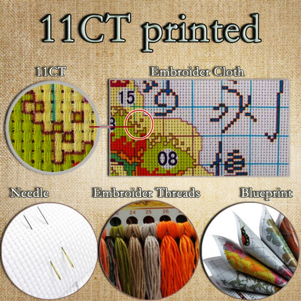 "Twilight in foreign country" Needlework Set