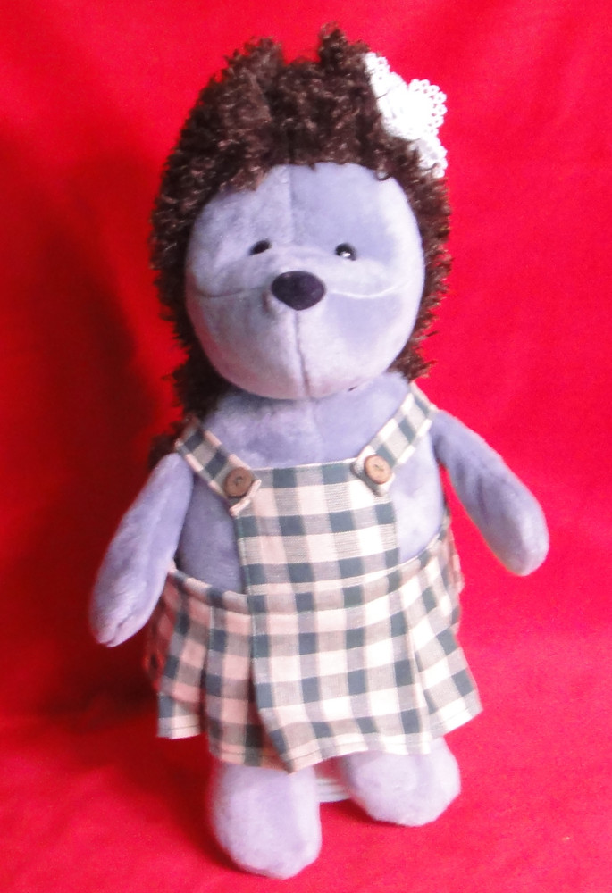 "Katie" Hedgehog Plush Stuffed Toy Veralis 13" 
