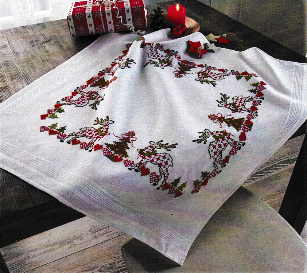 "Christmas Miracle" Tablecloth Kit for Embroidery Duftin 5010