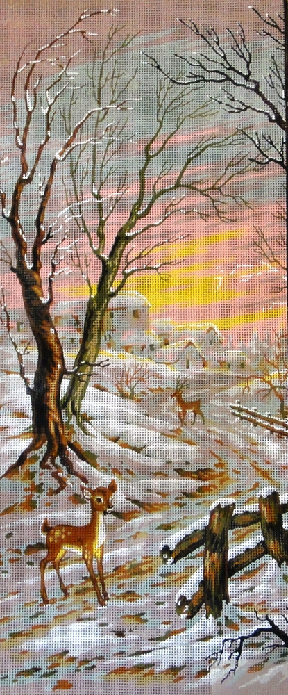 Kit of Anchor Cotton Threads Floss for Needlepoint Canvas  "Winter Morning" H322