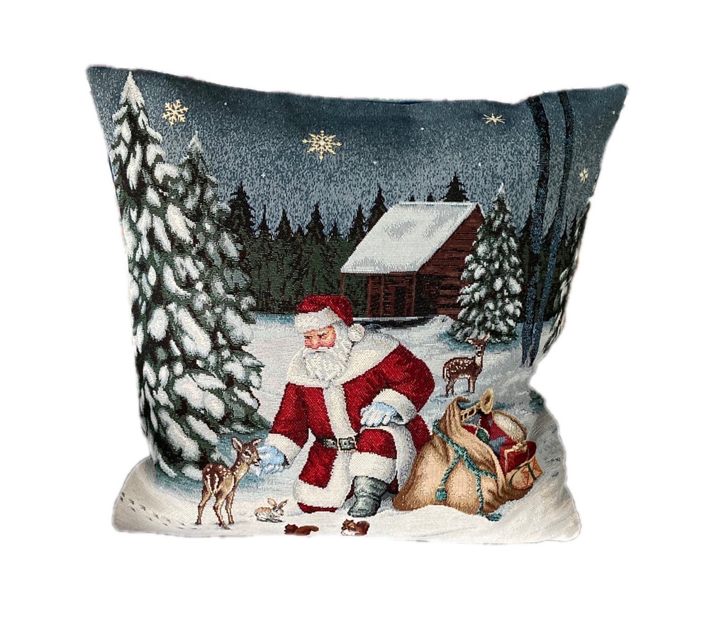  "Santa's" Decorative Chic Throw Pillow with Insert Veralis  VLP021