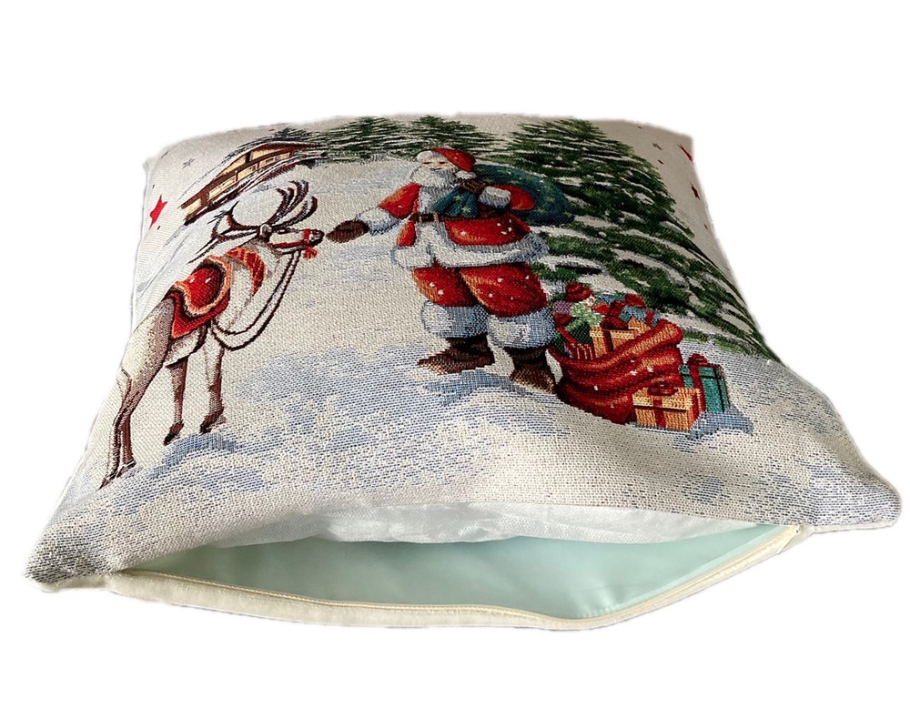 "Santa" Decorative Chic Throw Pillow with Insert Veralis VLP024