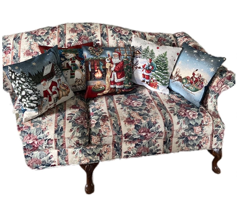 "Santa" Decorative Chic Throw Pillow with Insert Veralis VLP024