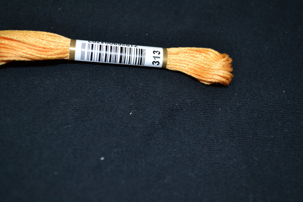 Anchor Cotton Threads for Embroidery Shade  313 Tangerine Light
