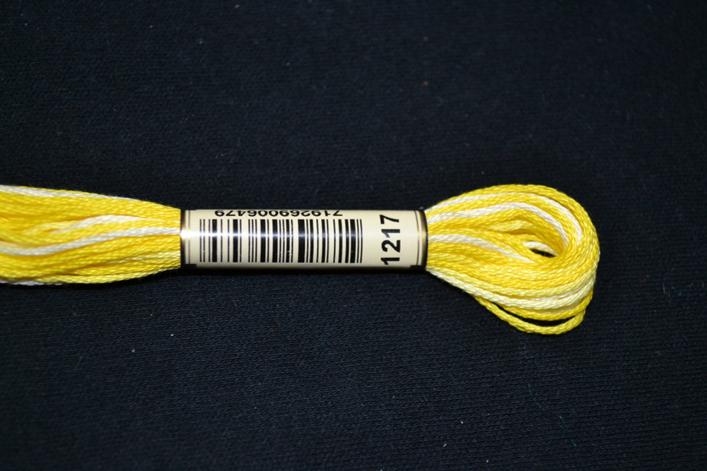 Threads for Embroidery Shade 1217 Lemon Meringue