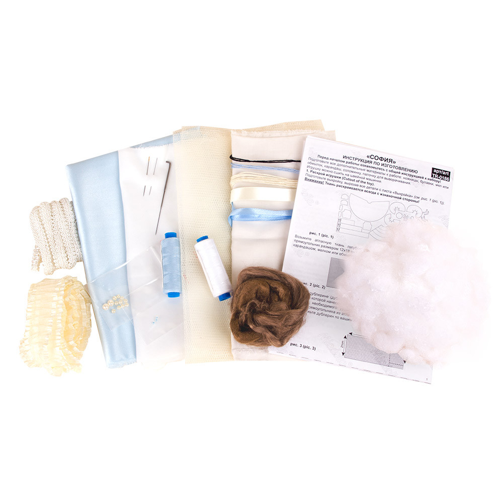 "Nelly" Kit for sewing  Lady Miadolla Collectible Doll Make Your Toy