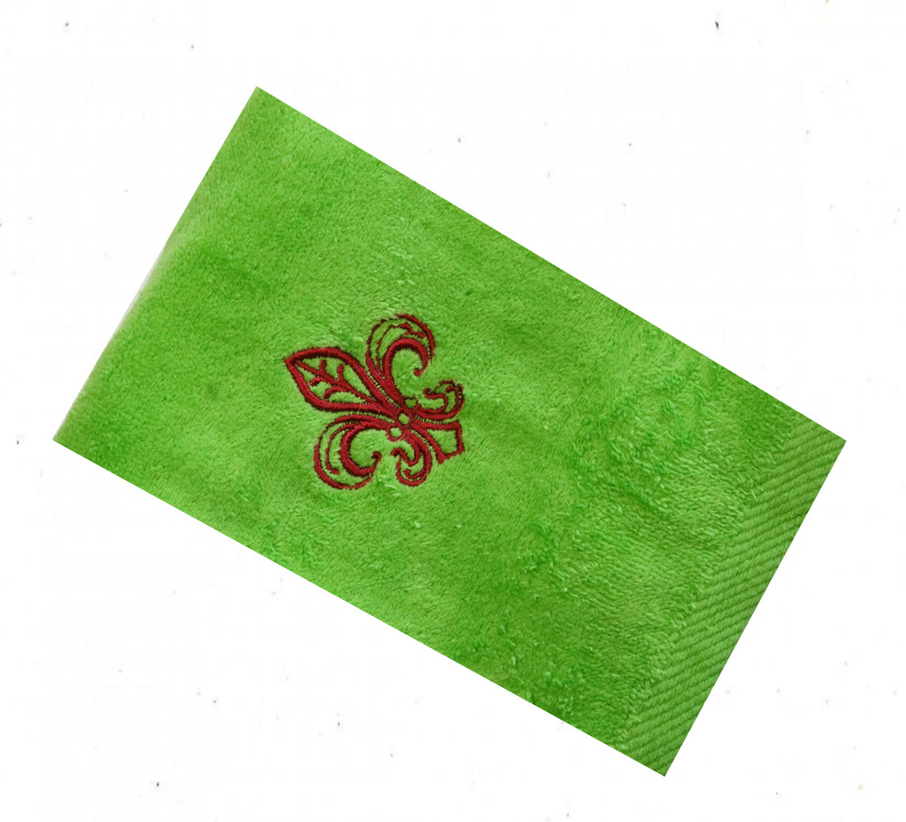 "Royal Lily" Towel Gift Embroidered Hand Kitchen Towel  Veralis