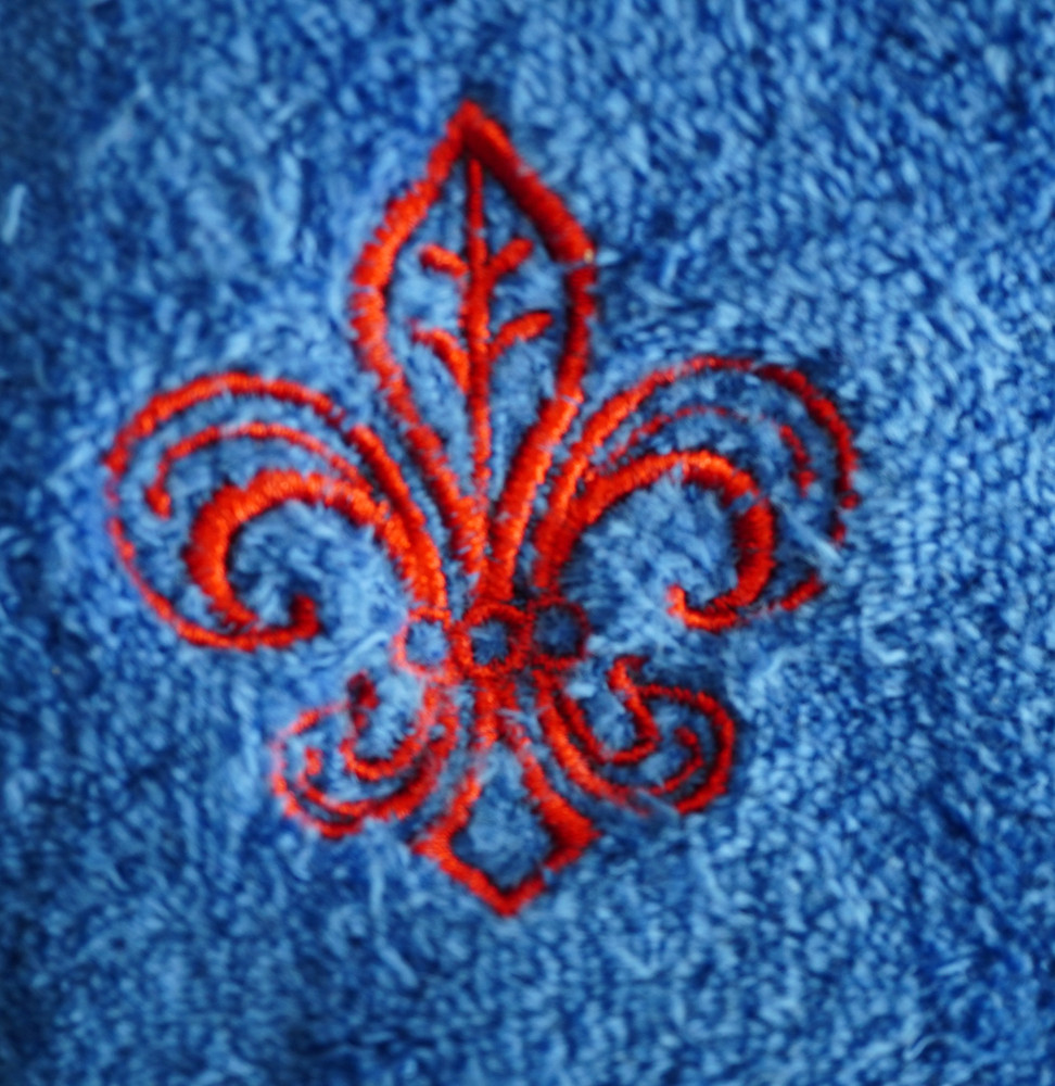 "Royal Lily" Towel Gift Embroidered Hand Kitchen Towel  Veralis