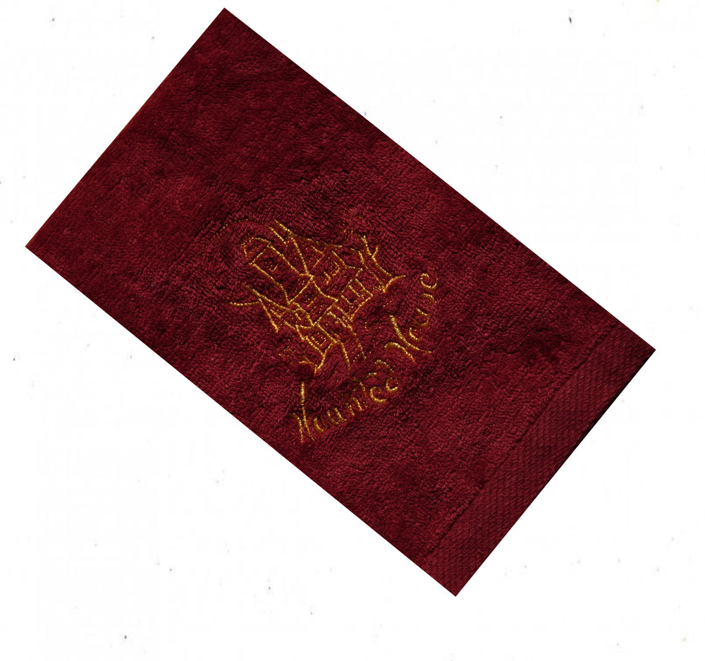"Hounted House" Towel Gift Embroidered Hand Kitchen Towel  Veralis