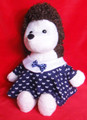 "Beata" Hedgehog Plush Stuffed Toy Veralis 13" 