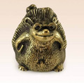 "Smart Hedgehog" Souvenir Сollectable Thimble  Figure Statue BronZamania B1221