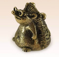 "Smart Hedgehog" Souvenir Сollectable Thimble  Figure Statue BronZamania B1221