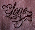 "I love you" White Towel Gift Embroidered Hand Kitchen Towel  Veralis