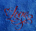 "I love you" White Towel Gift Embroidered Hand Kitchen Towel  Veralis