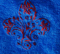 "Lily" Towel Gift Embroidered Hand Kitchen Towel  Veralis