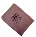 "Bow" White Towel Gift Embroidered Hand Kitchen Towel  Veralis