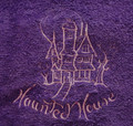 "Hounted House" Towel Gift Embroidered Hand Kitchen Towel  Veralis