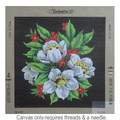 "Flowers" Printed Canvas for  Needlepoint Tapestry Gobelin  Embroidery  Gobelin L 46381