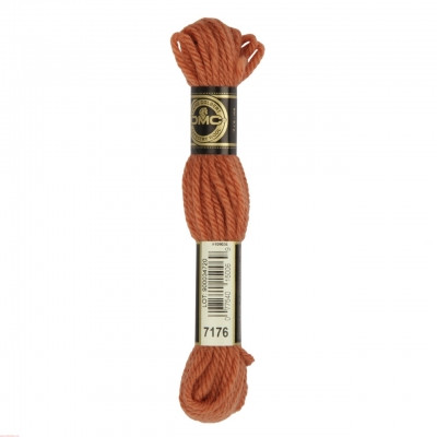 7176 DMC Tapestry & Embroidery Wool 8.8yd Red Brown