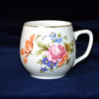 Mug Banak 10 oz/ 300ml, Rose, Cesky porcelan a.s. Bone China