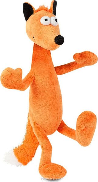 Fox Artist  Flexible Plush Stuffed Toy 8"