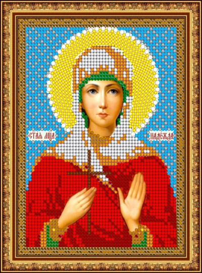 Св. Надежда 7701 Orthodox Icon Replica Kit for Beading Embroidery