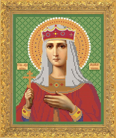 Св. Людмила 7702 Orthodox Icon Replica Kit for Beading Embroidery