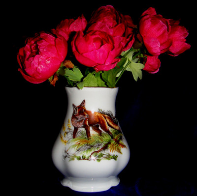 Vase 3", Hunt, Bone China, Leander