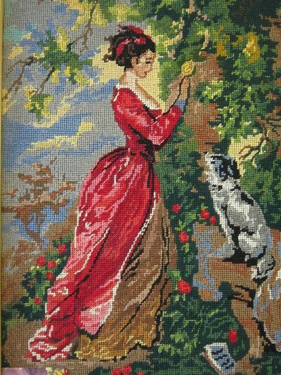Needlepoint Painted Canvas Cross Stitch Tapestry Kit Gobelin - Winter.  (15.5x19.5)inc E303 By Gobelinl L