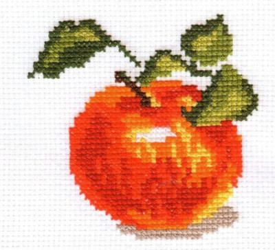 "Apple" Unprinted Needlework Kit 0-49