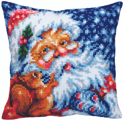 "Santa" Cushion kit for Embroidery 5353