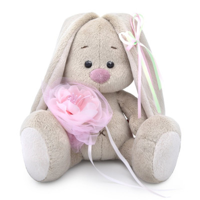 "Zaika Mi with Flower" Plush Cosy Stuffed Toy 9"  