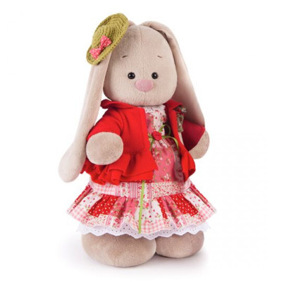"Zaika Mi in Red" Plush Cosy Stuffed Toy 11"  