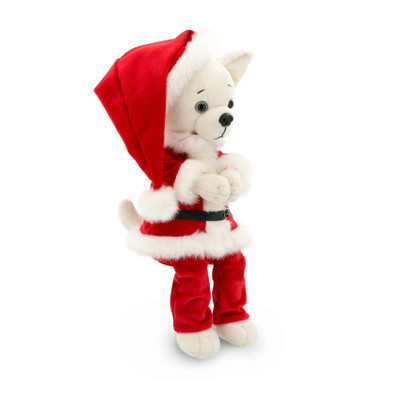 "Dog Santa" Plush Cosy Stuffed Toy 14"  