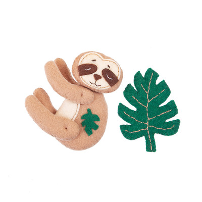 "Tropical Sloth" 4.5" Kit for sewing Miadolla Collectible Make Your Toy Doll  TF-0230