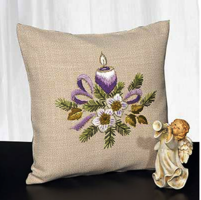 "New Year" Cushion Cover Kit for Embroidery Schafer 6692C