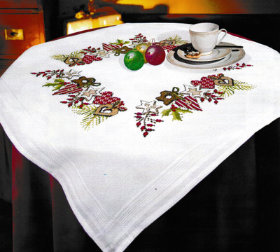 "Christmas Miracle" Tablecloth Kit for Embroidery Duftin 5074