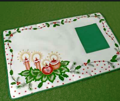 "Christmas Eve" Set of 2 Printed Placemats  08058-301