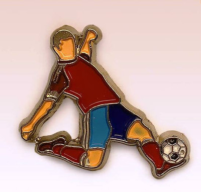 "Soccer Player" Collectible Pin BronZamania B2209
