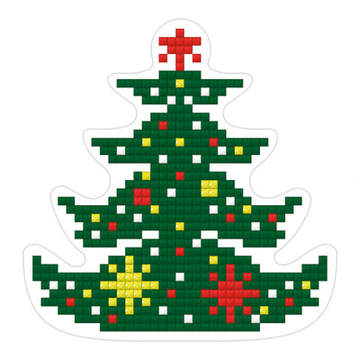 "Christmas Tree" Diamond Painting Kit for Magnet  ALVM-023
