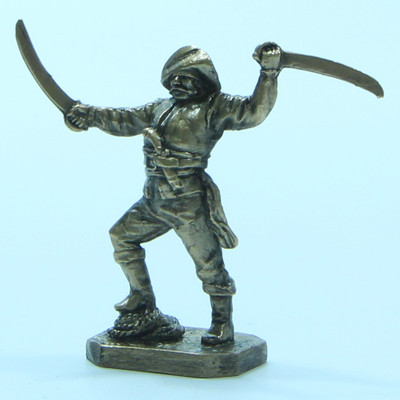 "Pirate with two daggers" Souvenir Сollectable Figure Statue BronZamania B1932