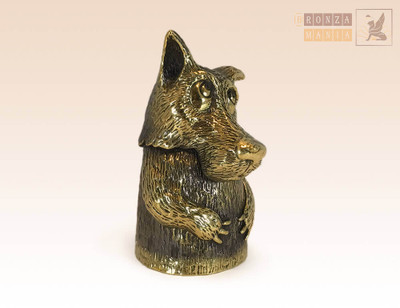 "Little Wolf" Souvenir Bell BronZamania B1-1445