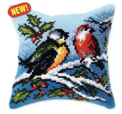 "Christmas" Front Cushion Cross stitch kit for Pillow - Orchidea 9193